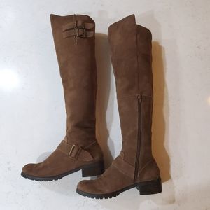 Sole Society Knee High Suede Boots Size 7.5